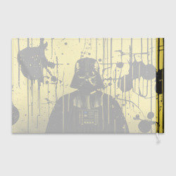 Флаг 3D Дарт Вейдер желто-черный фон - фото 2