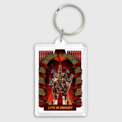 Брелок прямоугольный 35*50 Lindemann Live in Moskow