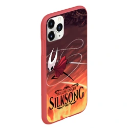 Чехол для iPhone 11 Pro Max матовый Герой Hollow knight silksong - фото 2