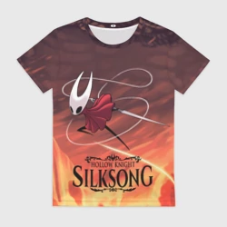 Женская футболка 3D Герой Hollow knight silksong