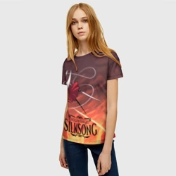 Женская футболка 3D Герой Hollow knight silksong - фото 2