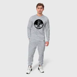 Мужской костюм хлопок Котик на горных лыжах - фото 2