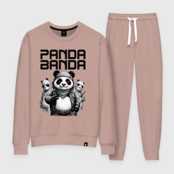 Женский костюм хлопок Панда и его пацаны - банда