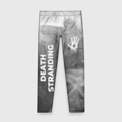 Детские леггинсы 3D Death Stranding - grey gradient вертикально