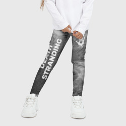 Детские леггинсы 3D Death Stranding - grey gradient вертикально - фото 2