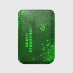 Картхолдер Magsafe магнитный Death Stranding - green gradient вертикально