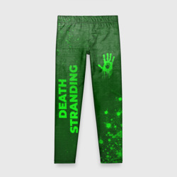 Детские леггинсы 3D Death Stranding - green gradient вертикально