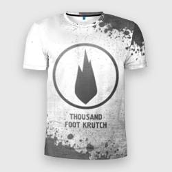 Мужская футболка 3D Slim Thousand Foot Krutch - white gradient