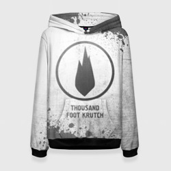 Женская толстовка 3D Thousand Foot Krutch - white gradient