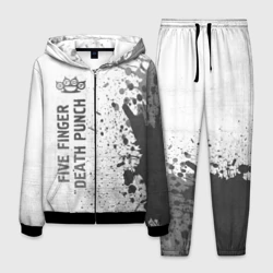 Мужской костюм 3D Five Finger Death Punch - white gradient по-вертикали