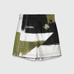 Детские спортивные шорты 3D Русское самбо