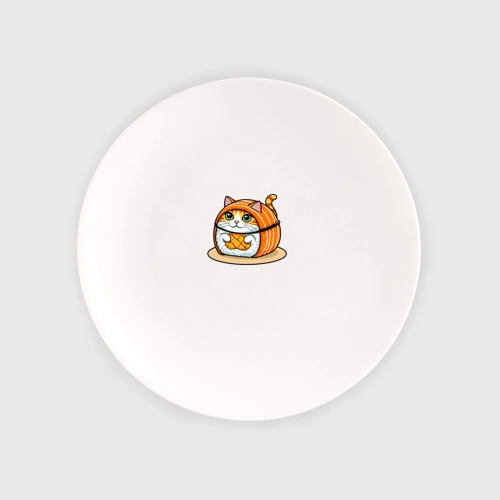 Тарелка Кот ролл