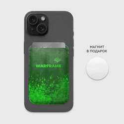 Картхолдер Magsafe магнитный Warframe - green gradient посередине - фото 2