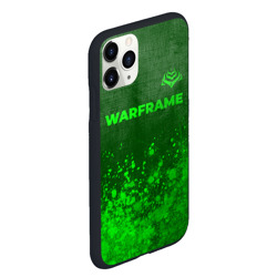 Чехол для iPhone 11 Pro Max матовый Warframe - green gradient посередине - фото 2