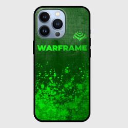 Чехол для iPhone 13 Pro Warframe - green gradient посередине