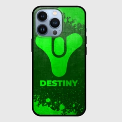 Чехол для iPhone 13 Pro Destiny - green gradient