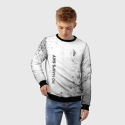 Детский свитшот 3D No Man's Sky - white gradient вертикально - фото 2