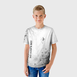Детская футболка 3D No Man's Sky - white gradient вертикально - фото 2