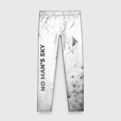 Детские леггинсы 3D No Man's Sky - white gradient вертикально