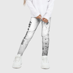 Детские леггинсы 3D No Man's Sky - white gradient вертикально - фото 2