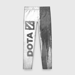 Детские леггинсы 3D Dota - white gradient по-вертикали