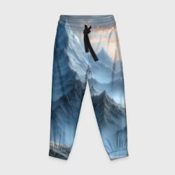 Детские брюки 3D Заснеженные горы