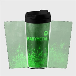 Термокружка-непроливайка Babymetal - green gradient посередине - фото 2