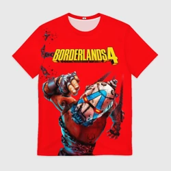 Мужская футболка 3D Псих в кандалах Borderlands 4