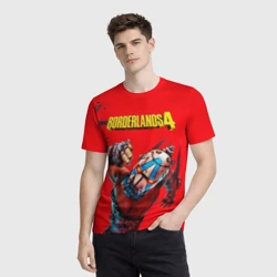Мужская футболка 3D Псих в кандалах Borderlands 4 - фото 2