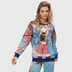 Женский костюм с толстовкой 3D Марин Китагава - фото 2