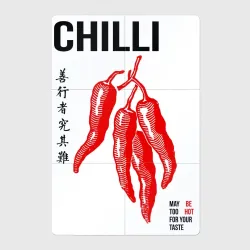 Магнитный плакат 2Х3 Перец чили be hot