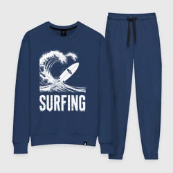 Женский костюм хлопок Серфинг на волне