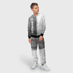 Детский костюм 3D Hitman - grey gradient по-вертикали - фото 2