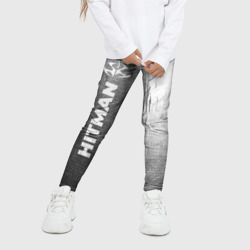 Детские леггинсы 3D Hitman - grey gradient по-вертикали - фото 2