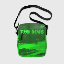 Сумка через плечо 3D The Sims - green gradient посередине