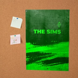 Постер The Sims - green gradient посередине - фото 2