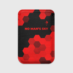 Картхолдер Magsafe магнитный No Man's Sky - red gradient посередине