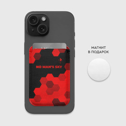 Картхолдер Magsafe магнитный No Man's Sky - red gradient посередине - фото 2