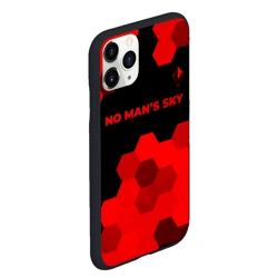 Чехол для iPhone 11 Pro Max матовый No Man's Sky - red gradient посередине - фото 2