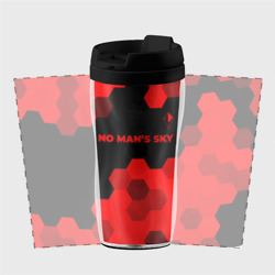 Термокружка-непроливайка No Man's Sky - red gradient посередине - фото 2