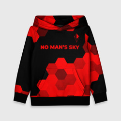 Детская толстовка 3D No Man's Sky - red gradient посередине