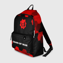 Рюкзак 3D Gears of War - red gradient по-центру