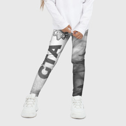 Детские леггинсы 3D GTA - white gradient по-вертикали - фото 2