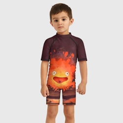 Детский купальный костюм 3D Кальцифер акварель - фото 2