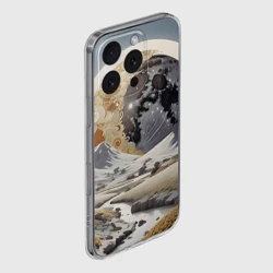 Чехол для iPhone 16 Pro силиконовый с защитой камеры Река и планеты - фото 2