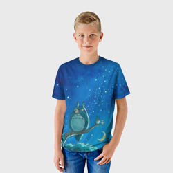 Детская футболка 3D Тоторо акварель - фото 2