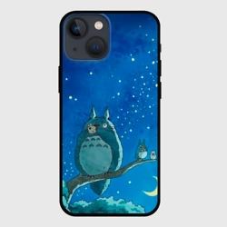 Чехол для iPhone 13 mini Тоторо акварель