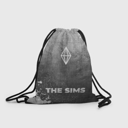 Рюкзак-мешок 3D The Sims - grey gradient по-центру