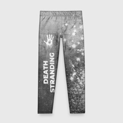 Детские леггинсы 3D Death Stranding - grey gradient по-вертикали
