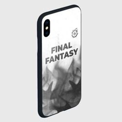 Чехол для iPhone XS Max матовый Final Fantasy - white gradient посередине - фото 2